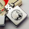 Bật Lửa Zippo Cổ Đồng Khối Mạ Chrome Phay Xước Chủ Đề Ăn Mòn Phủ Sơn Hiếm Gặp Năm 1966 Đời 8 Vạch Thẳng ZC430