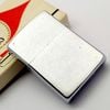 Bật Lửa Zippo Cổ Đồng Khối Mạ Chrome Phay Xước Chủ Đề Ăn Mòn Phủ Sơn Hiếm Gặp Năm 1966 Đời 8 Vạch Thẳng ZC430