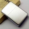 Bật Lửa Zippo Cổ Đồng Khối Mạ Chrome Phay Xước Chủ Đề Ăn Mòn Liberty Nữ Thần Tự Do Hiếm Gặp Năm 1981 Đời 1 Vạch Sắc ZC431