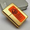 Bật Lửa Zippo Đồng Khối Brass Khắc Ăn Mòn Chủ Đề Ô Tô Hiếm Gặp Năm 1997 đời XIII La Mã ZL675