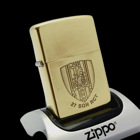 Bật Lửa Zippo Brass Chu Niên 1932 - 1984 Chủ Đề Bọ Cạp Cực Hiếm ZQH170