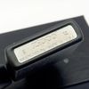 Bật Lửa Zippo Chrome Phay Xước Dọc Viền Sơn Đen Z334