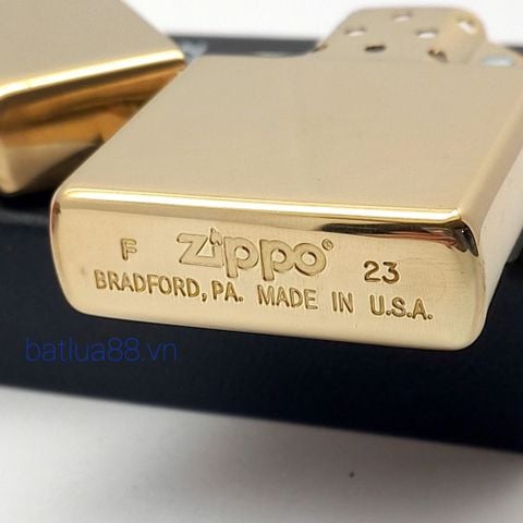 BẬT LỬA ZIPPO BRASS TRƠN BÓNG Z57