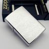 Bật Lửa Zippo Đồng Khối Mạ Chrome Phay Xước Trơn 2 Mặt Đời IX La Mã Năm 1993 ZL677