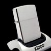 Bật Lửa Zippo Đồng Khối Mạ Chrome Trơn Phay Xước 2 Mặt Đời III La Mã Năm 1987 ZL679