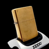 Bật Lửa Zippo Đồng Nguyên Khối Bản Vintage Chặt Góc Đầu Bằng Đời IV La Mã Hiếm Gặp Sản Xuất Năm 1988 đã qua sử dụng C56
