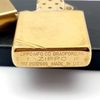 Bật Lửa Zippo Đồng Nguyên Khối Bản Vintage Chặt Góc Đầu Bằng Đời IV La Mã Hiếm Gặp Sản Xuất Năm 1988 đã qua sử dụng C56