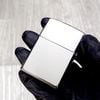 Bật Lửa Zippo Đồng Khối Mạ Chrome Trơn Bóng đã qua sử dụng đời XV La Mã sản xuất năm 1999 C55