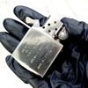 Bật Lửa Zippo Đồng Khối Mạ Chrome Trơn Bóng đã qua sử dụng đời XV La Mã sản xuất năm 1999 C55