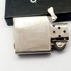 Bật Lửa Zippo Đồng Khối Mạ Chrome Phay Xước đã qua sử dụng đời XI La Mã sản xuất năm 1995 C52