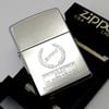 Bật Lửa Zippo Đồng Khối Mạ Chrome Trơn Bóng Ăn Mòn Chủ Đề Bông Lúa Hiếm Gặp Đời XII La Mã Năm 1996 ZL681