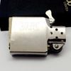 Bật Lửa Zippo Đồng Khối Mạ Chrome Trơn Bóng Ăn Mòn Chủ Đề Bông Lúa Hiếm Gặp Đời XII La Mã Năm 1996 ZL681