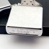Bật Lửa Zippo Đồng Khối Mạ Chrome Phay Xước đã qua sử dụng đời XI La Mã sản xuất năm 1995 C52