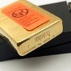 Bật Lửa Zippo Đồng Khối Solid Brass Trơn Phay Xước 2 Mặt Đời X La Mã Năm 1994 ZL680