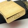 Bật Lửa Zippo Đồng Khối Solid Brass Trơn Phay Xước 2 Mặt Đời X La Mã Năm 1994 ZL680