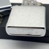 Bật Lửa Zippo Đồng Khối Mạ Chrome Trơn Phay Xước 2 Mặt Đời III La Mã Năm 1987 ZL679