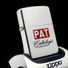 Bật Lửa Zippo Cổ Đồng Khối Mạ Chrome Phay Xước Chủ Đề Ăn Phủ Sơn Hiếm Gặp Năm 1959 Đời 7 Chấm ZC461