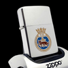 Bật Lửa Zippo Cổ Đồng Khối Mạ Chrome Phay Xước Chủ Đề Quân Sự Hoa Kỳ Ăn Mòn Phủ Sơn Hiếm Gặp Năm 1974 Đời 8 Vạch Sắc ZC446