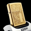Bật Lửa Zippo Đồng Khối Hoa Văn Cổ Điển Venetian Hiếm Gặp Đời XVI La Mã Năm 2000 ZL697