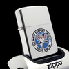 Bật Lửa Zippo Đồng Khối Mạ Chrome Chủ Đề Tàu Chiến Hiếm Gặp Năm 1988 Đời IV La Mã ZL682