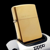 Bật Lửa Zippo Đồng Khối Solid Brass Trơn Bóng Hiếm Gặp Năm 1994 Đời X La Mã ZL695
