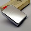 Bật Lửa Zippo Cổ Đồng Khối Mạ Chrome Bóng Chủ Đề Quân Sự Hoa Kỳ Ăn Mòn Phủ Sơn Hiếm Gặp Năm 1981 Đời 1 Vạch Sắc ZC444