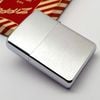 Bật Lửa Zippo Cổ Đồng Khối Mạ Chrome Phay Xước Chủ Đề Ăn Phủ Sơn Hiếm Gặp Năm 1957 Đời 8 Chấm PAT Lệch ZC445