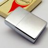 Bật Lửa Zippo Cổ Đồng Khối Mạ Chrome Phay Xước Chủ Đề Quân Sự Hoa Kỳ Ăn Mòn Phủ Sơn Hiếm Gặp Năm 1974 Đời 8 Vạch Sắc ZC446