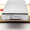 Bật Lửa Zippo Cổ Đồng Khối Mạ Chrome Phay Xước Chủ Đề Ăn Mòn Tầu Chiến Phủ Sơn Hiếm Gặp Năm 1966 Đời 8 Vạch Sắc ZC460