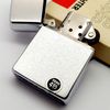 Bật Lửa Zippo Cổ Đồng Khối Mạ Chrome Trơn Phay Xước Hiếm Gặp Năm 1978 Đời 4 Vạch Sắc ZC465