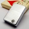 Bật Lửa Zippo Cổ Đồng Khối Mạ Chrome Trơn Phay Xước Hiếm Gặp Năm 1962 Đời 4 Chấm ZC447