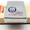 Bật Lửa Zippo Cổ Đồng Khối Mạ Chrome Bóng Chủ Đề Ăn Mòn Tầu Chiến Phủ Sơn Hiếm Gặp Năm 1982 Đời 8 Vạch Huyền ZC442