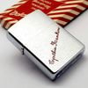Bật Lửa Zippo Cổ Đồng Khối Mạ Chrome Phay Xước Chủ Đề Ăn Phủ Sơn Hiếm Gặp Năm 1959 Đời 7 Chấm ZC456