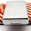 Bật Lửa Zippo Cổ Đồng Khối Mạ Chrome Phay Xước Chủ Đề Ăn Phủ Sơn Hiếm Gặp Năm 1959 Đời 7 Chấm ZC456