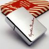Bật Lửa Zippo Cổ Đồng Khối Mạ Chrome Phay Xước Chủ Đề Ăn Phủ Sơn Hiếm Gặp Năm 1959 Đời 7 Chấm ZC456