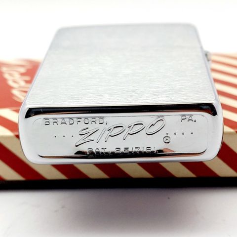 Bật Lửa Zippo Cổ Đồng Khối Mạ Chrome Phay Xước Chủ Đề Ăn Phủ Sơn Hiếm Gặp Năm 1959 Đời 7 Chấm ZC456