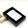 Bật Lửa Zippo Cổ Đồng Khối Mạ Chrome Trơn Phay Xước Hiếm Gặp Năm 1979 Đời 3 Vạch Sắc ZC459