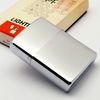 Bật Lửa Zippo Cổ Đồng Khối Mạ Chrome Trơn Phay Xước Hiếm Gặp Năm 1979 Đời 3 Vạch Sắc ZC459