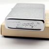 Bật Lửa Zippo Cổ Đồng Khối Mạ Chrome Trơn Phay Xước Hiếm Gặp Năm 1979 Đời 3 Vạch Sắc ZC459