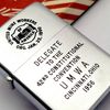 Bật Lửa Zippo Cổ Đồng Khối Mạ Chrome Phay Xước Chủ Đề Ăn Phủ Sơn Hiếm Gặp Năm 1955 ZC451