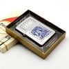 Bật Lửa Zippo Cổ Đồng Khối Mạ Chrome Bóng HP Ăn Mòn Phủ Sơn Chính Hãng Đời 7 Vạch Sắc Năm 1975 ZC449