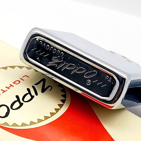 Bật Lửa Zippo Cổ Đồng Khối Mạ Chrome Bóng HP Ăn Mòn Phủ Sơn Chính Hãng Đời 7 Vạch Sắc Năm 1975 ZC449