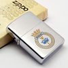 Bật Lửa Zippo Cổ Đồng Khối Mạ Chrome Phay Xước Chủ Đề Quân Sự Hoa Kỳ Ăn Mòn Phủ Sơn Hiếm Gặp Năm 1982 Đời 8 Vạch Huyền ZC443