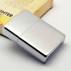 Bật Lửa Zippo Cổ Đồng Khối Mạ Chrome Phay Xước Chủ Đề Quân Sự Hoa Kỳ Ăn Mòn Phủ Sơn Hiếm Gặp Năm 1982 Đời 8 Vạch Huyền ZC443