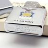 Bật Lửa Zippo Cổ Đồng Khối Mạ Chrome Phay Xước Chủ Đề Quân Sự Hoa Kỳ Ăn Mòn Phủ Sơn Hiếm Gặp Năm 1983 Đời 7 Vạch Huyền ZC464