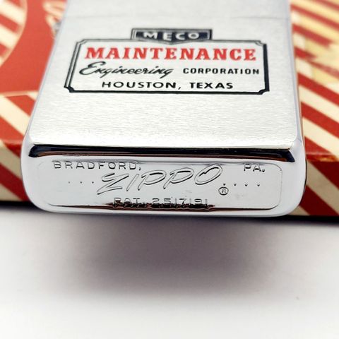 Bật Lửa Zippo Cổ Đồng Khối Mạ Chrome Phay Xước Chủ Đề Ăn Phủ Sơn Hiếm Gặp Năm 1959 Đời 7 Chấm ZC458