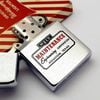 Bật Lửa Zippo Cổ Đồng Khối Mạ Chrome Phay Xước Chủ Đề Ăn Phủ Sơn Hiếm Gặp Năm 1959 Đời 7 Chấm ZC458