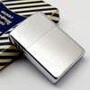 Bật Lửa Zippo Cổ Mạ Chrome Phay Xước Emblem Phủ Men Hiếm Gặp Năm 1953 Đời 3 Hàng Chữ Vỏ Thép ZC468