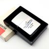Bật Lửa Zippo Cổ Đồng Khối Mạ Chrome Phay Xước Chủ Đề Ăn Mòn Tầu Chiến Phủ Sơn Hiếm Gặp Năm 1982 Đời 8 Vạch Huyền ZC450