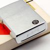 Bật Lửa Zippo Cổ Đồng Khối Mạ Chrome Trơn Phay Xước Hiếm Gặp Năm 1977 Đời 5 Vạch Sắc ZC435